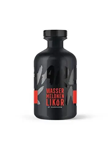 Produktbild: Hardkorn Wassermelonenlikör by Sophia Thomalla | 500ml Einzelflasche | 20% Vol. | Beachfeeling im Glas | Hardkorn x Wassermelone
