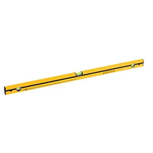 Produktbild: HARDY WORKING TOOLS Wasserwaage, Horizontal-, Vertikal-, Winkel- Libelle, Länge 100cm, Serie 42, gelb, A0730-421000