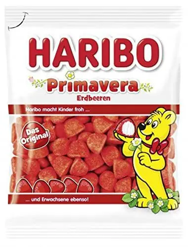 Produktbild: Haribo Primavera, Erdbeeren, 175 g
