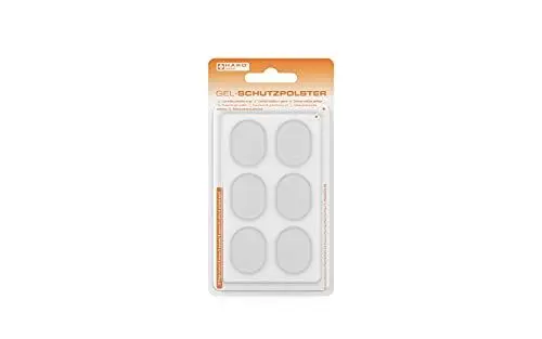 Produktbild: Haro active Gel Fuß-Pads, 6 Stück, Fuß-Polster, Fersen-Kissen, schützen vor Reibung Druckstellen, beugen wunden Stellen, Blasen vor, flexibel im Einsatz, Ferse, Fußballen, selbsthaftend Transparent