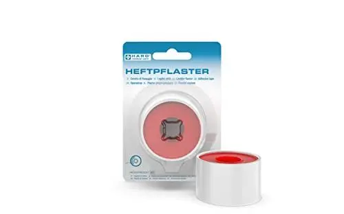 Produktbild: Haro medical care Fixierpflaster transparent, 5 m x 2,5 cm, einfach von Hand abzureißen, sichere Befestigung von Wundauflagen, Verbänden, Kompressen, Tapeband