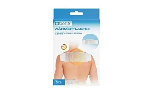 Produktbild: Haro medical care Wärme-Pflaster Schulter Nacken 30 x 19 cm 1 Stück wirksame Linderung bei Muskelbeschwerden, steifen Gelenken, Rückenschmerzen, Zerrungen, Verstauchungen, Wärme hält 8 h