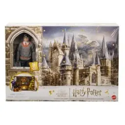 Produktbild: HARRY POTTER Gryffindor Adventskalender - 24 Türchen, zauberhafte Überraschungen, Hogwarts-Gemeinschaftsraum, lebensechtes Gesicht, für Fans ab 6 Jahren, HND80