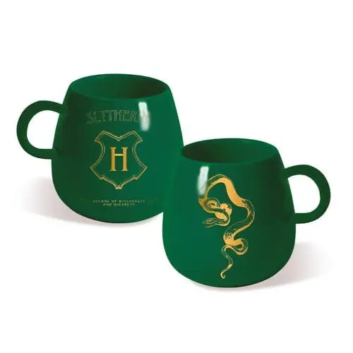 Produktbild: HARRY POTTER (INTRICATE HOUSES SLYTHERIN) ovale Kaffeetasse 315ml in Geschenkbox - Offizielles Lizenzprodukt