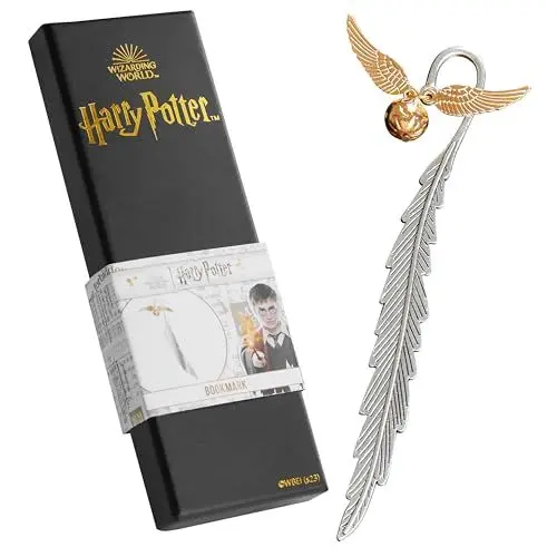 Produktbild: Harry Potter Lesezeichen - Der goldene Schnatz Lesezeichen aus Metall in edler Geschenkbox - Geschenk für Leseratten