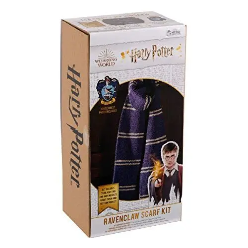 Produktbild: Harry Potter Strickset Schal - Ravenclaw Design