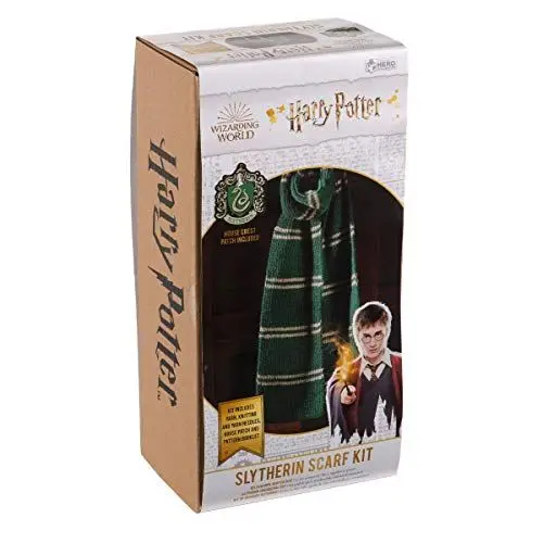 Produktbild: Harry Potter Strickset Schal - Slytherin Design