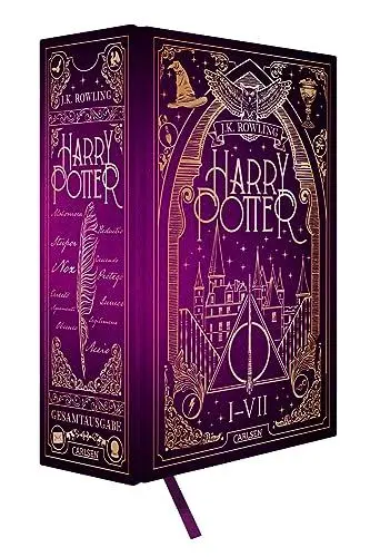Produktbild: Harry Potter - Gesamtausgabe (Harry Potter): Alle sieben Bücher des modernen Kinderbuch-Klassikers ungekürzt in einem hochwertigen Sammelband mit Bronzeprägung und Lesebändchen