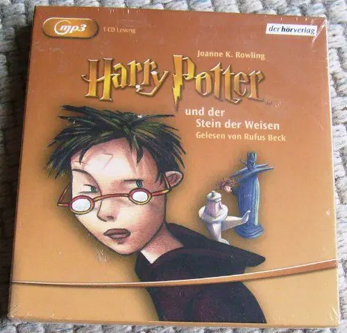 Produktbild: Harry Potter und der Stein der Weisen: Vollständige Lesung (Harry Potter, gelesen von Rufus Beck, Band 1)