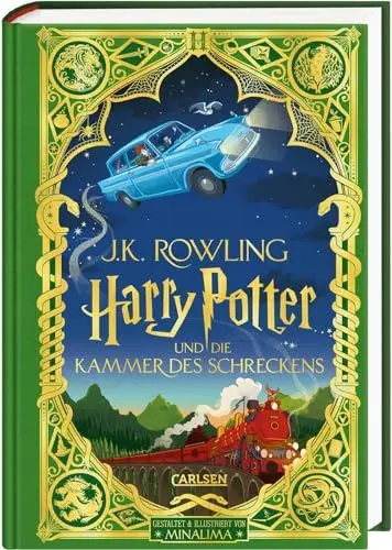 Produktbild: Harry Potter und die Kammer des Schreckens (Papierkunst-Edition mit 3D-Aufklapp-Elementen 2): Farbig illustrierte Schmuckausgabe mit Goldprägung und Pop-Up-Elementen