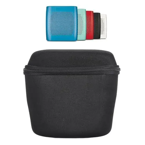 Produktbild: Annadue Harte Reise Lautsprechertasche für SoundLink Micro, Schützende Harte Reisetasche für Bluetooth Lautsprecher, Leichte wasserdichte Hartschalen Tragetasche für Lautsprecher