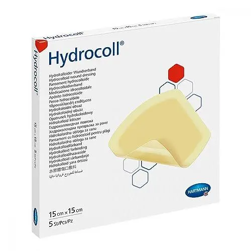 Produktbild: HARTMANN 9007482 Hydrocoll Dressing, 15cm x 15cm, 5 Stück