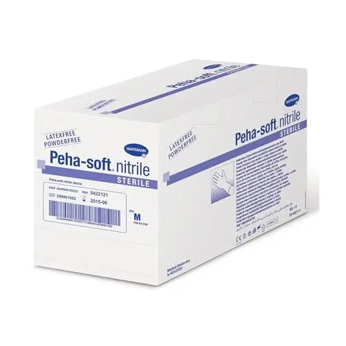Produktbild: Hartmann 9422123 Peha-Soft Nitrile Sterile Powderfree, M, 50 Stück