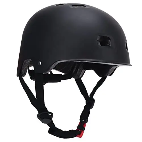Produktbild: Hartschalen-Jugend-/Erwachsenenhelm, Skateboard-Fahrradhelm, Belüftung, Verstellbarer Multisport-Sicherheitsausrüstungshelm für Kinder und Jugendliche (S)