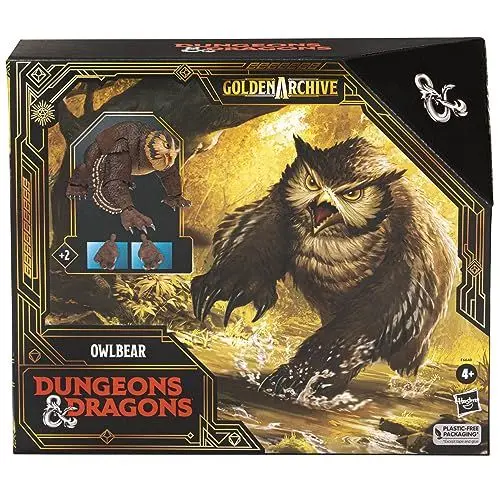 Produktbild: Hasbro Dungeons & Dragons Golden Archive Figur Owlbear, 21 cm