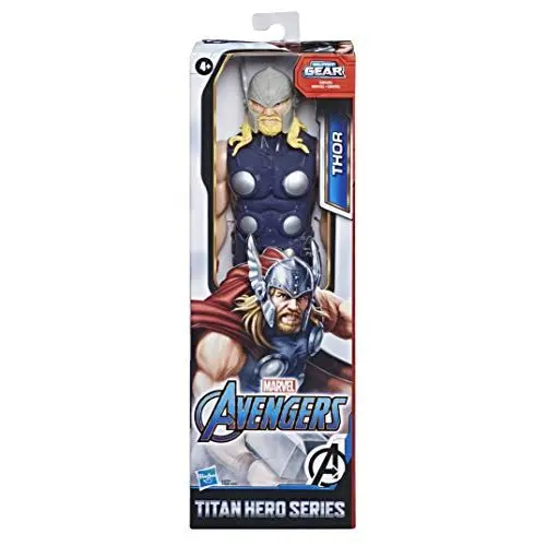 Produktbild: Hasbro E7879ES0 Marvel Avengers Titan Hero Serie Blast Gear Thor Action-Figur, 30 cm großes Spielzeug, inspiriert durch das Marvel Universum, Für Kinder ab 4 Jahren