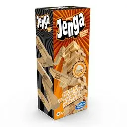 Produktbild: Hasbro Gaming Jenga Spiel, das Originale Partyspiel mit Holzklötzen