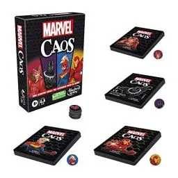 Produktbild: Hasbro Gaming, Marvel Chaos Marvel Superhelden Kartenspiel, lustiges Spiel für Familien ab 8 Jahren, schnelles und einfach zu erlernendes Spiel