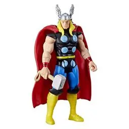 Produktbild: Universo Marvel Hasbro Marvel Legends Series 9,5 cm große Retro 375 Collection Thor Action-Figur, 1 Accessoire