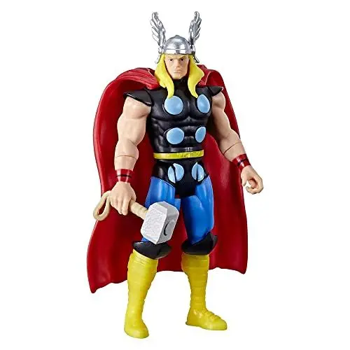 Produktbild: Universo Marvel Hasbro Marvel Legends Series 9,5 cm große Retro 375 Collection Thor Action-Figur, 1 Accessoire