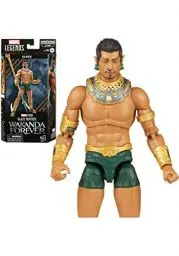Produktbild: Marvel Hasbro Legends Series Black Panther Wakanda Forever, 15 cm große Namor Figur, 3 Accessoires, 1 Build-A-Figure Element