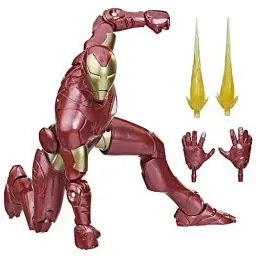 Produktbild: Marvel Hasbro Legends Series: Iron Man (Extremis) Classic Comic, 15 cm große Legends Action-Figur, Multi, F6617