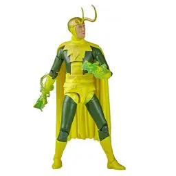 Produktbild: Hasbro Marvel Legends Series MCU Disney Plus Classic Loki Marvel Action-Figur, 5 Accessoires und 1 Build-A-Figure Element