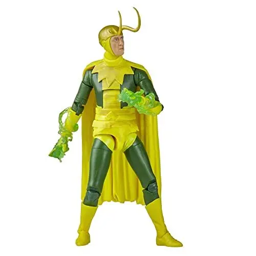Produktbild: Hasbro Marvel Legends Series MCU Disney Plus Classic Loki Marvel Action-Figur, 5 Accessoires und 1 Build-A-Figure Element