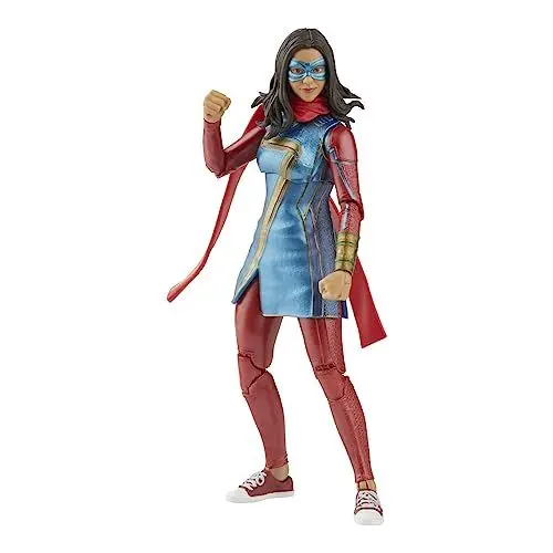 Produktbild: Hasbro Marvel Legends Series MCU Disney Plus Ms. Marvel, 15 cm große Action-Figur, 2 Accessoires, 1 Build-A-Figure Element, Multi, F3857