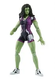 Produktbild: Hasbro Marvel Legends Series MCU Disney Plus She-Hulk, 15 cm große Action-Figur, 2 Accessoires, 1 Build-A-Figure Element, F3854, Multi