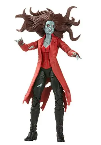 Produktbild: Hasbro Marvel Legends Series MCU Disney Plus Zombie Scarlet Witch Marvel Action-Figur, 2 Accessoires, 1 Build-A-Figure Element