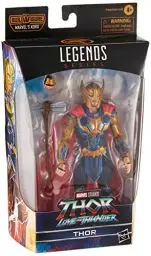 Produktbild: Marvel Hasbro Legends Thor: Love and Thunder 15 cm große Thor Action-Figur zum Sammeln, 3 Accessoires, Multi (F1045)