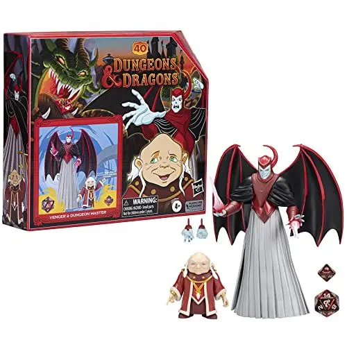 Produktbild: Hasbro Satz VON 2 Figuren Dungeons and Dragons Venger Y Dungeon Master Serie ANIMADA 80