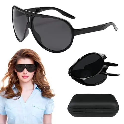 Produktbild: HaSoCare Laserschutzbrille, IPL 200-2000nm Laserbrille Augenschutz, Rotlichttherapiebrille, Ipl Brille für Laser Kosmetologie Operator Augenschutz und Laser Haarentfernung Behandlung