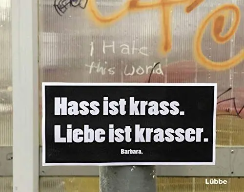 Produktbild: Hass ist krass. Liebe ist krasser