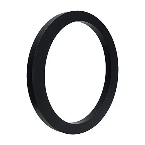 Produktbild: HASWARE Schwimmende Hausnummer 6 Zoll (15 cm) Stilvolle Türnummern Alphabet Plaque Straße Privatadresse Ziffern (0, Schwarz)