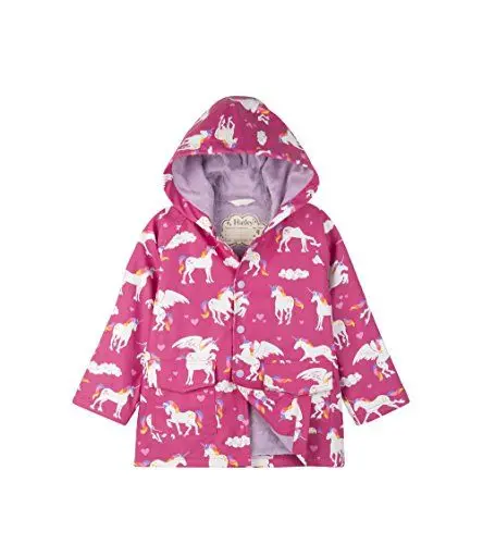 Produktbild: Hatley Girl's Printed Raincoat Regenmantel, Pink, 8 Jahre