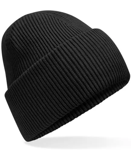 Produktbild: Hatstar Warme Damen Beanie Mütze | Herren Wintermütze | Strickmütze | Für Damen und Herren (Schwarz)