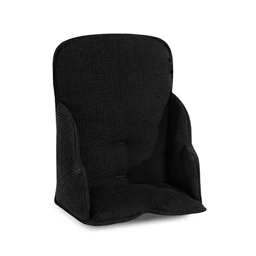 Produktbild: hauck Sitverkleinerer Kissen Alpha Cosy für Alpha+, Beta+ & Arketa Holzhochstuhl, für Babys 6-36 Monate, Hochstuhl Sitzkissen mit hoher Rückenlehne und Stabilisierten Seiten (Waffle Pique Black)