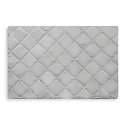 Produktbild: hauck Baby Spannbettlaken Bed Me 80x50 cm Spannbettuch für Babyreisebett, Beistellbett, Wiege, Weiche Steppung, Elastischer Bund, 40 Grad Maschinenwäsche (Grey)