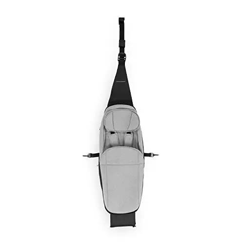 Produktbild: hauck Babysitz für Dryk Duo & Dryk Duo Plus Fahrradanhänger Baby Lounger, für Babys ab 1 Monat im Buggy-Modus, ab 6 Monaten im Fahrrad-Modus, mit 5-Punkt-Gurt, Beindecke, Kopfpolster (Grey)