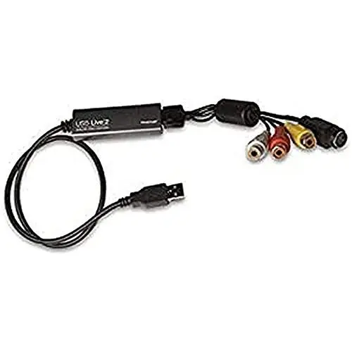 Produktbild: Hauppauge USB-Live2 01341 USB Analog Audio-Video Grabber zum digitalisieren von Videos, Live Videos vom Camcorder/Videorecorder auf den PC im PAL-Format (720x576) überspielen. Für Windows 11, 10, 8, 7
