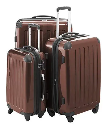 Produktbild: HAUPTSTADTKOFFER Alex - 3er Kofferset, TSA, Trolley-Set, Rollkoffer, Reisekoffer, (S, M & L), Braun