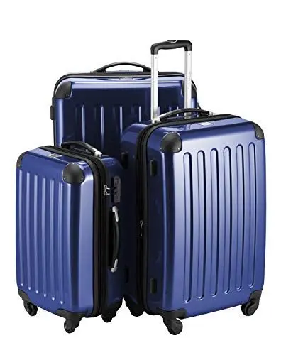 Produktbild: HAUPTSTADTKOFFER Alex - 3er Kofferset, Trolley-Set, Rollkoffer, Reisekoffer, (S, M & L), Dunkelblau