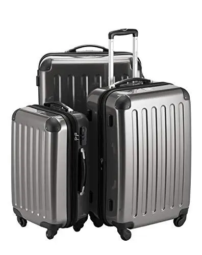 Produktbild: HAUPTSTADTKOFFER Alex - 3er Kofferset, Trolley-Set, Rollkoffer, Reisekoffer, (S, M & L), Titan