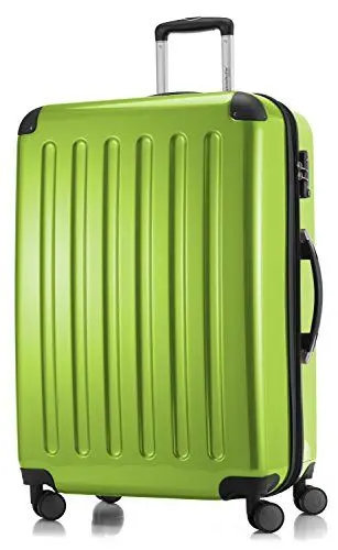 Produktbild: HAUPTSTADTKOFFER Alex - Großer Hartschalen-Koffer, TSA, 4 Doppel-Rollen, Trolley, Rollkoffer, Reisekoffer, Volumenerweiterung, 75 cm, 119 Liter, Apfelgrün