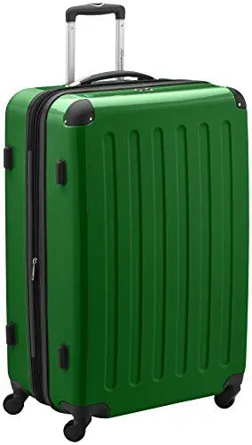 Produktbild: HAUPTSTADTKOFFER Alex - Großer Hartschalen-Koffer, TSA, 4 Doppel-Rollen, Trolley, Rollkoffer, Reisekoffer, Volumenerweiterung, 75 cm, 119 Liter, Grün