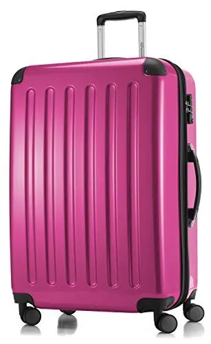 Produktbild: HAUPTSTADTKOFFER Alex - Großer Hartschalen-Koffer, TSA, 4 Doppel-Rollen, Trolley, Rollkoffer, Reisekoffer, Volumenerweiterung, 75 cm, 119 Liter, Magenta