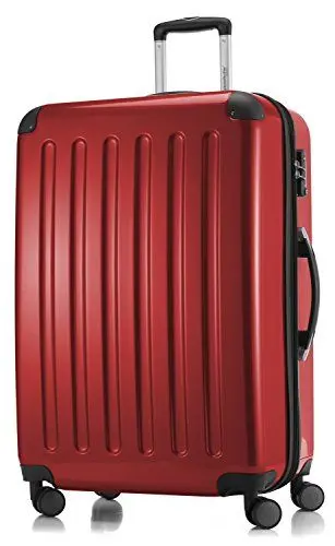 Produktbild: HAUPTSTADTKOFFER Alex - Großer Hartschalen-Koffer, TSA, 4 Doppel-Rollen, Trolley, Rollkoffer, Reisekoffer, Volumenerweiterung, 75 cm, 119 Liter, Rot