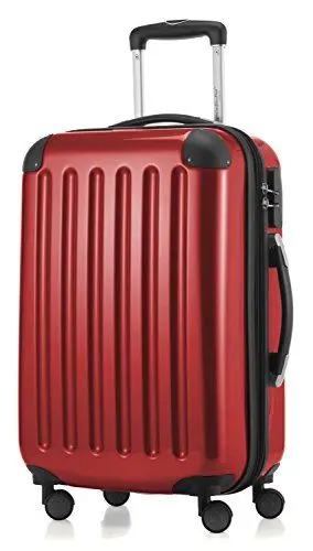 Produktbild: HAUPTSTADTKOFFER Alex - Handgepäck, 55 x 38 x 23 cm, TSA, 4 Rollen, 42 Liter, Reisekoffer, Hartschalenkoffer, Rollkoffer, Bordgepäck Koffer, erweiterbar, Rot